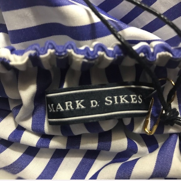 - NWT - M.D.S Stripes Ruffled Maxi Dress - Picture 5 of 8